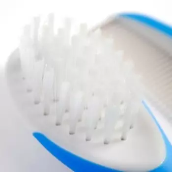 Расчёска детская, массажная щётка для волос в наборе, голубой