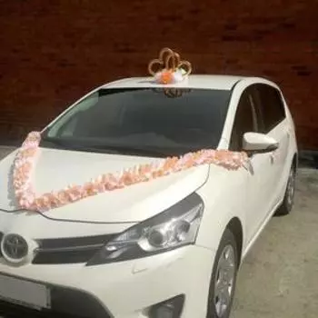 Набор для украшения авто, персиковый