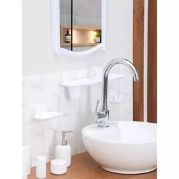 Набор для ванной комнаты, белый