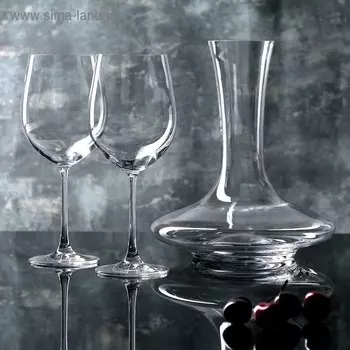 Набор для вина: декантер 1,5 л, 2 бокала для вина 610 мл