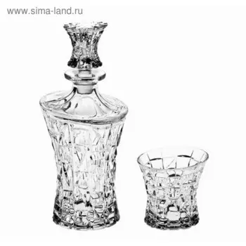 Набор для виски Patriot, : 1 штоф 700 мл + 2 стакана 200 мл