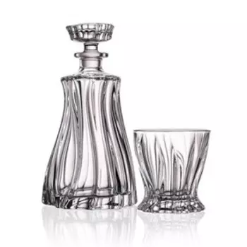 Набор для виски «Плантика» графин 750 мл + 2 стакана 320 мл