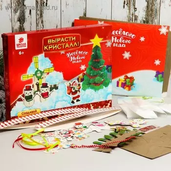 Набор для выращивания кристалла и снега «Зимний пейзаж»