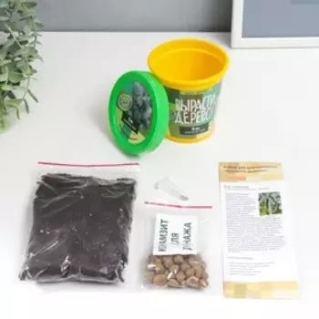 Набор для выращивания растений "Вырасти, Дерево! Ель колючая сизая"