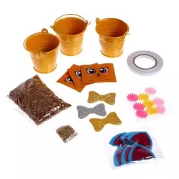 Набор для опытов, для детей «Милый садик», растение в горшочке «Кошечка»