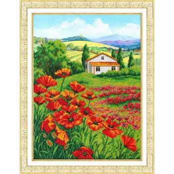 Набор для вышивки бисером «Маки Прованса»