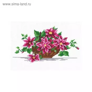 Набор для вышивания «Клематисы»
