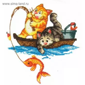 Набор для вышивания «Клюет!»