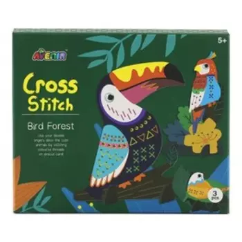 Набор для вышивания крестиком «Лесные птицы»