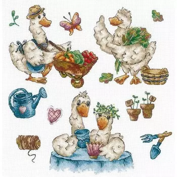 Набор для вышивания «Сэмплер. Гусь-дачник»