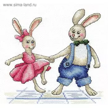 Набор для вышивания «Зайки. Рок-н-ролл»