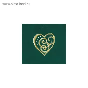 Набор для вышивания "Золотые украшения: Сердце"