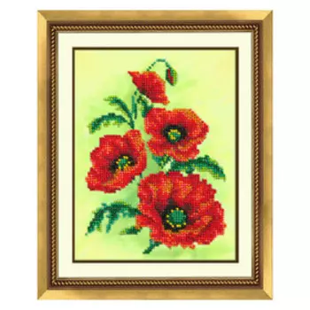 Набор для вышивки бисером «Аленький цветочек»