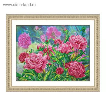 Набор для вышивки бисером «Пионы»