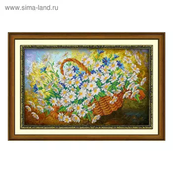 Набор для вышивки бисером «Ромашки»