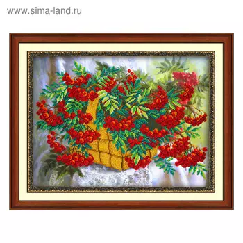 Набор для вышивки бисером «Рябинка»