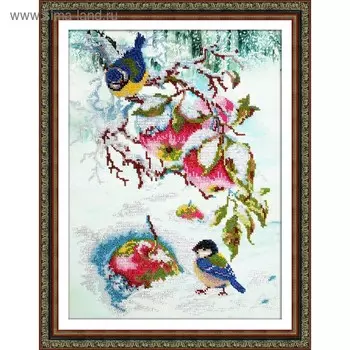 Набор для вышивки бисером «Яблочки для синички»