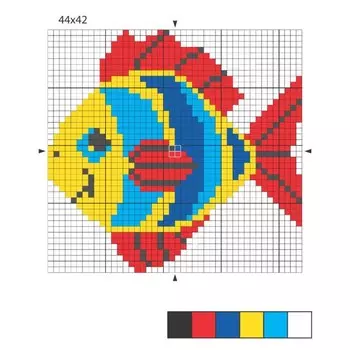 Набор для вышивки крестом «Рыбка»