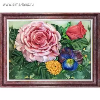 Набор для вышивки лентами «Цветочный этюд»