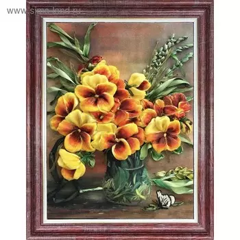 Набор для вышивки лентами «Иван да Марья»