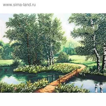 Набор для вышивки лентами «Мосток»