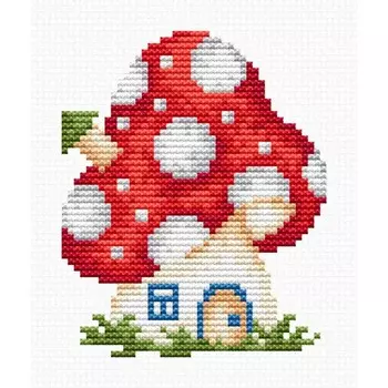 Набор для вышивки счётным крестом «Грибочек»