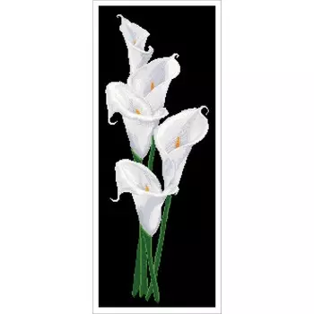 Набор для вышивки счётным крестом «Каллы», 24.558 см