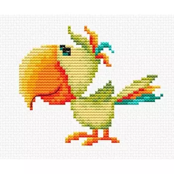 Набор для вышивки счётным крестом «Попугай»