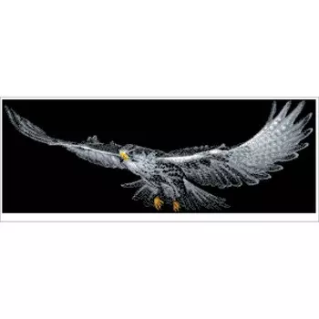 Набор для вышивки счётным крестом «Сокол», 1747 см