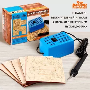 Электроприбор для выжигания по дереву: ЭВД 20/220 «Узор 10К»