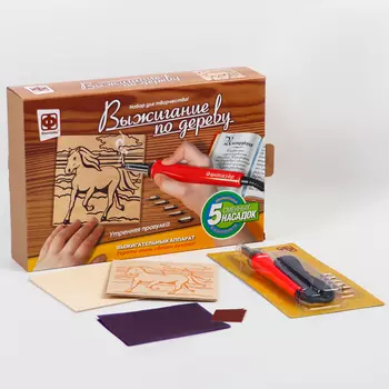 Выжигание по дереву «Утренняя прогулка», набор для творчества