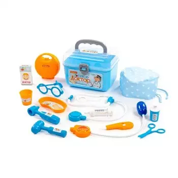Игровой набор «Доктор №15» в чемоданчике, 14 предметов