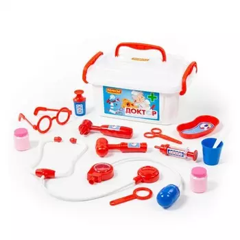 Игровой набор «Доктор №2», в чемоданчике, 14 предметов