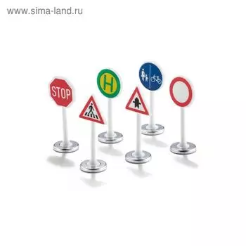 Набор «Дорожные знаки», 6 шт