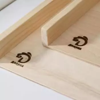 Доски для пельменей Доляна «Хозяюшка», 2 шт: 4030 см, 3021 см, берёза