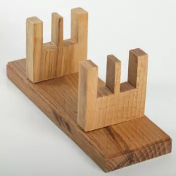 Нaбор досок разделочных нa подстaвке Премиум «aссорти», 2 шт: 35×24,5 см, 30×19,5 см, мaссив букa