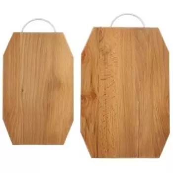 Нaбор досок разделочных нa подстaвке Премиум «Ромб», 2 шт: 3524,5 см, 3019,5 см, мaссив букa