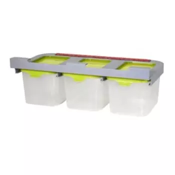 Набор емкостей на подвесе объемом 1л Oursson, зеленое яблоко