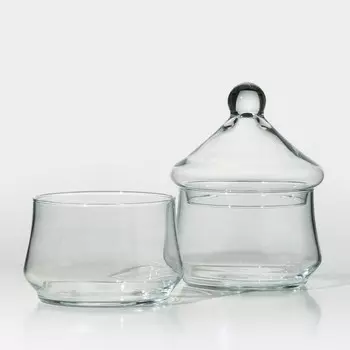 Набор емкостей стеклянный Patisserie, 800 мл, 2 шт, с крышкой