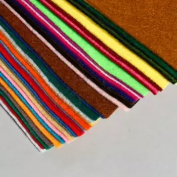 Набор фетра (мягкий) 1 мм 20х30 см уп.40 листов цв.ассорти