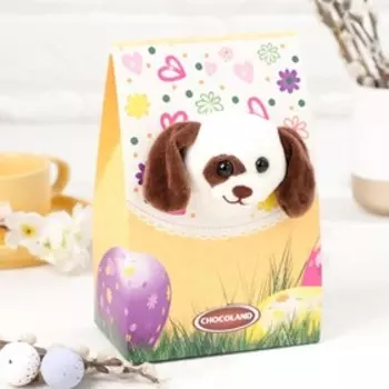 Набор фигур из молочного шоколада Chocoland "Пасхальный" с игрушкой, 100 г
