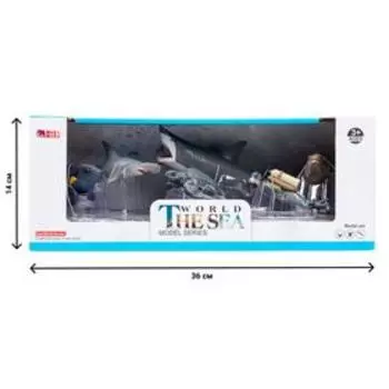 Набор фигурок «Мир морских животных», 6 фигурок