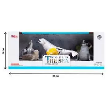 Набор фигурок «Мир морских животных», 6 фигурок