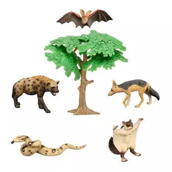 Набор фигурок «Мир диких животных», 6 фигурок