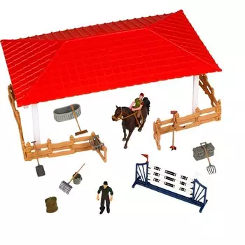 Набор фигурок «Мир лошадей», 22 предмета