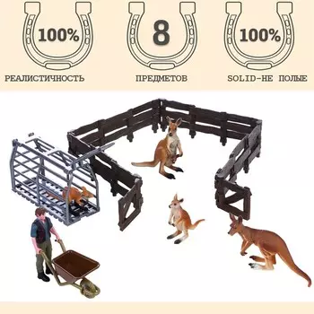 Набор фигурок «На ферме», 7 предметов