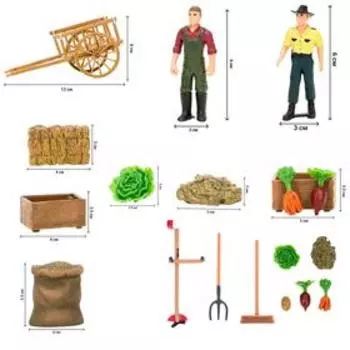 Набор фигурок «На ферме», 21 предмет