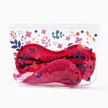 Набор «Flower Lover», косметичка, маска для сна и расчёска