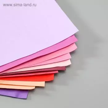 Набор фоамирана "Magic 4 Hobby" ассорти №4, 50х50 см уп.10 шт, 1 мм