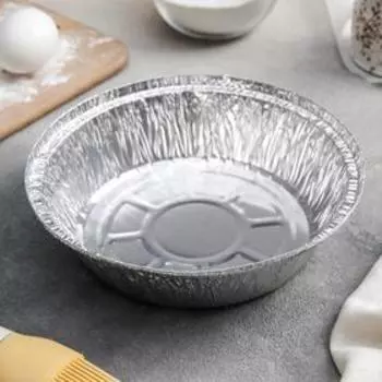 Набор форм для выпечки из фольги Доляна, 800 мл, 2 шт, цвет серебристый